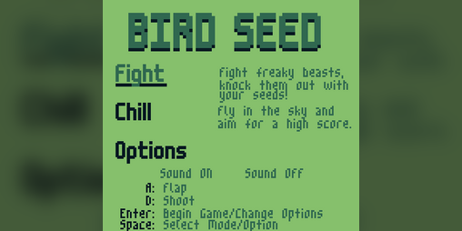 Cover image for BIRD SEED