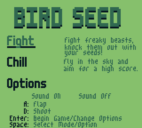 Cover image for BIRD SEED