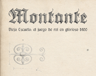 Montante   - Juego de rol en glorioso d100 