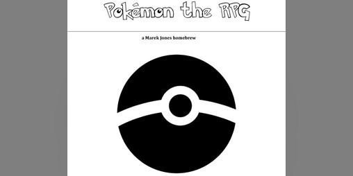 Cover image for Pokemon the RPG