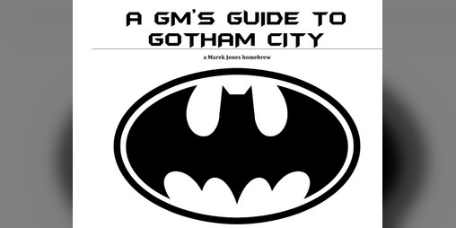 Cover image for A GM's Guide to Gotham City