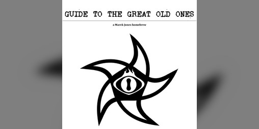 Cover image for Guide to the Great Old Ones
