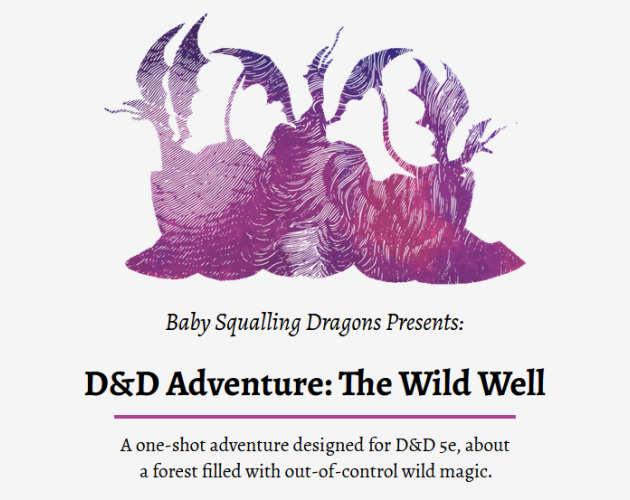 Cover image for D&D Adventure: The Wild Well