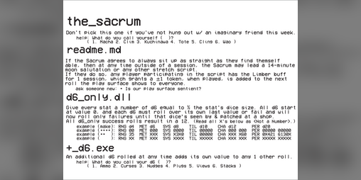 Cover image for the_sacrum