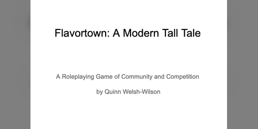 Cover image for Flavortown: A Modern Tall Tale