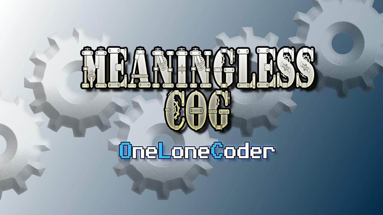 Cover image for Meaningless Cog