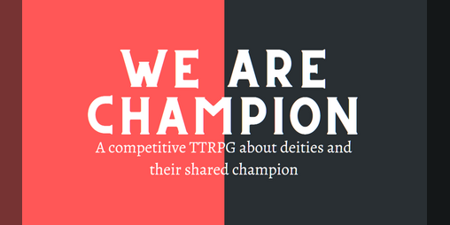 Cover image for We Are Champion