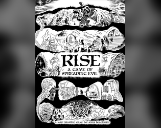 RISE: A Game of Spreading Evil   - A Solo Dungeon Drawing Game 