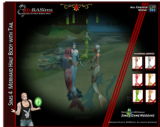 TS4 Mermaid 6 Pack