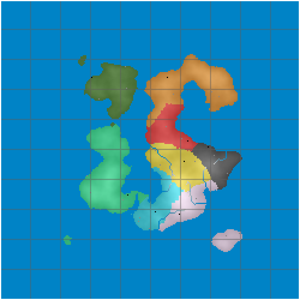 Big World Map Generator additions! Grids, Custom Colors, and more ...