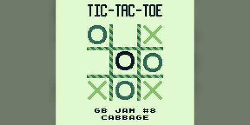 Cover image for Tic-Tac-Toe (GB Jam 8) (Game Boy ROM)