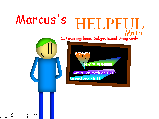 Marcus's Helpful math in learning basic subjects in being cool