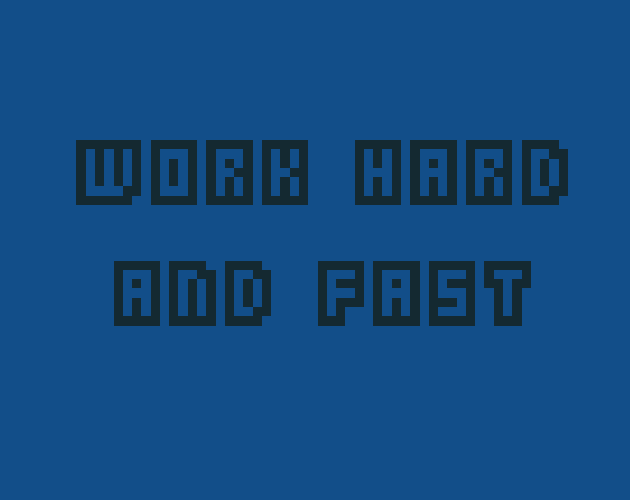 Cover image for Work Hard&Fast