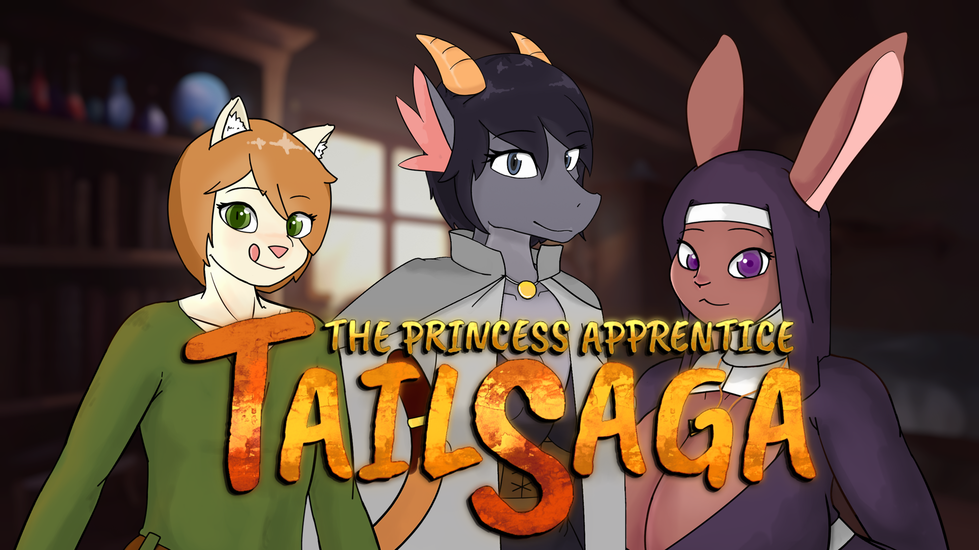 Cover image for Tail Saga : The Princess Apprentice