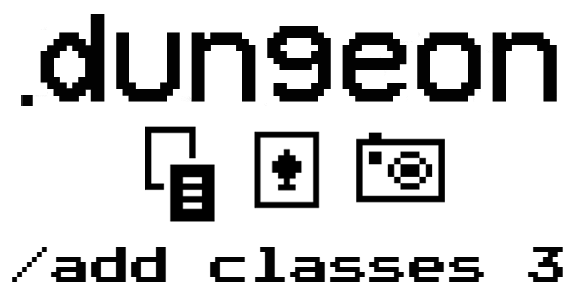 .dungeon /add classes 3