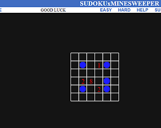 SUDOKUxMINESWEEPER