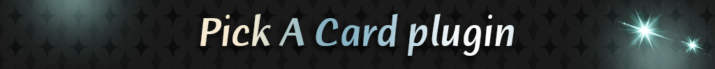 Pick A Card | Rpgmaker Plugin