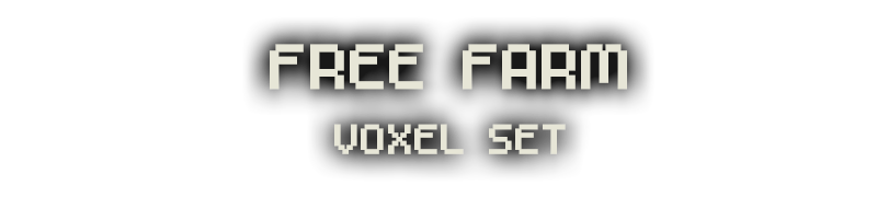 Free Voxel Farm Set