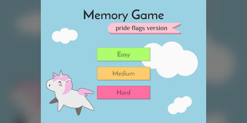 Cover image for Pride Memory Game