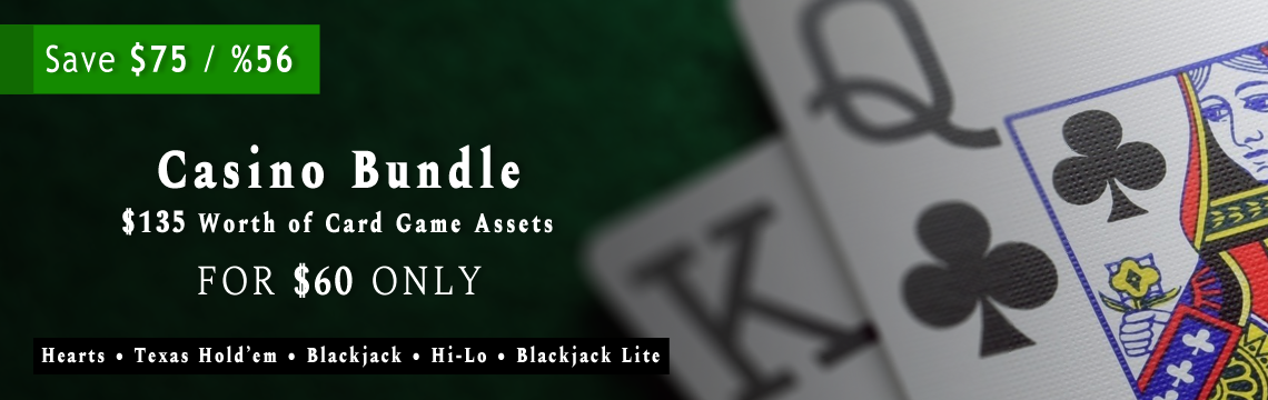 Casino Bundle — $135 Worth of Assets for $60 - GameMaker: Studio [Save 56%!]