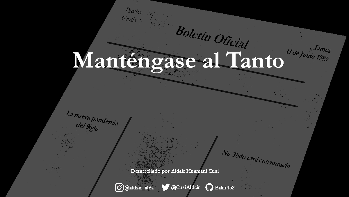 Cover image for Mantengase al tanto