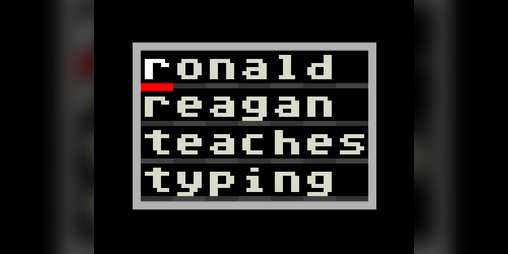Cover image for Ronald Regan Teaches Typing