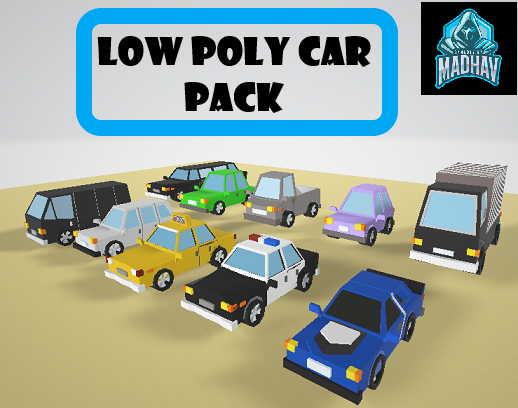Low Poly Cars Asset Pack