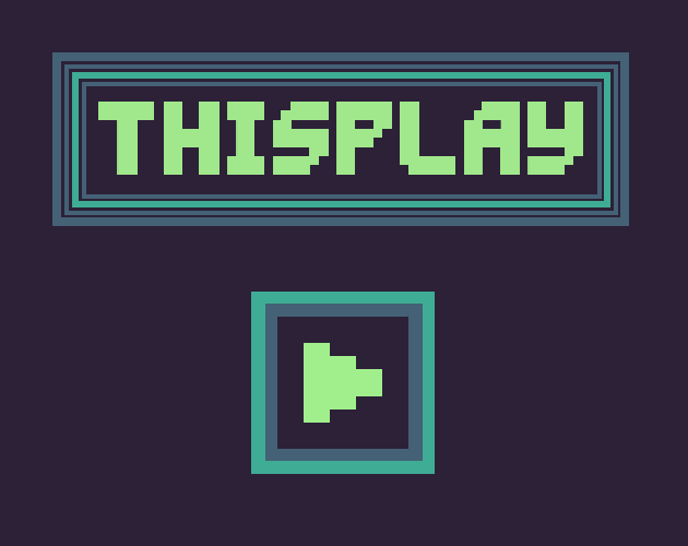 Cover image for Thisplay