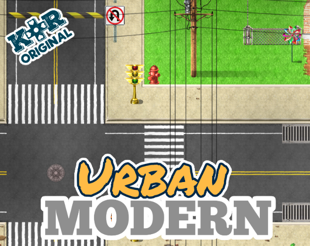 RPG Maker Urban Modern Tileset