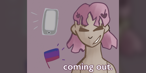 Cover image for coming out.