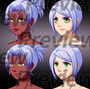 RPG Maker MV Generator Overhaul : Female body base pack by EienNoYuki