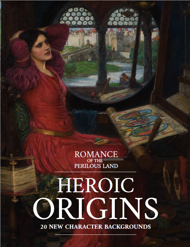 Cover image for ROMANCE OF THE PERILOUS LAND: HEROIC ORIGINS