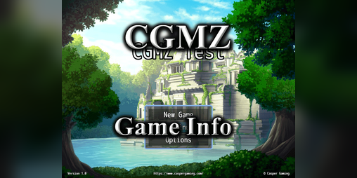 Cover image for [CGMZ] Game Info for RPG Maker MZ