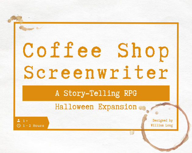Cover image for Coffee Shop Screenwriter - Halloween Expansion