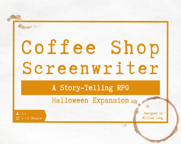 Coffee Shop Screenwriter - Halloween Expansion