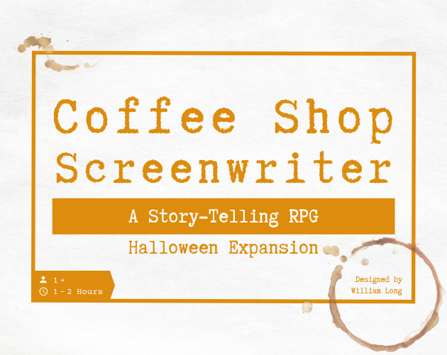 Coffee Shop Screenplay Halloween Expansion