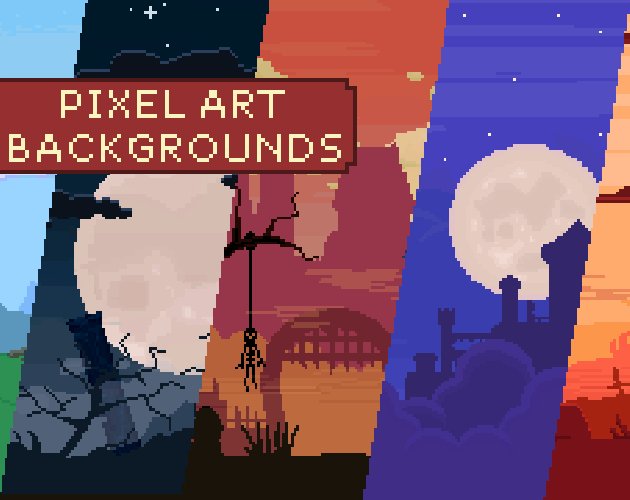 2D Pixel Art Medieval Backgrounds Pack by Arludus