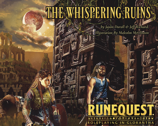 Cover image for The Whispering Ruins (RuneQuest)
