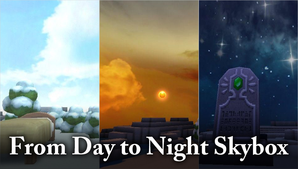 From Day to Night Skybox for SMILE GAME BUILDER