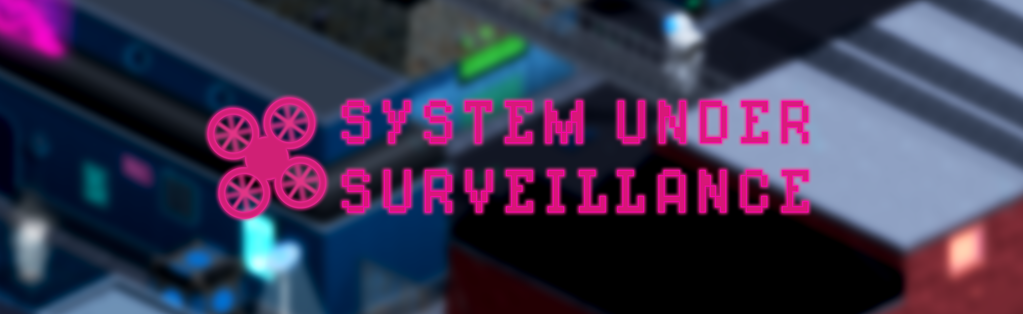 Logo and title screen of System Under Surveillance