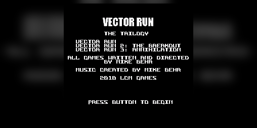 Cover image for Vector Run - The Trilogy (2018) (NES)