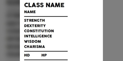Cover image for The Black Hack - Class Template