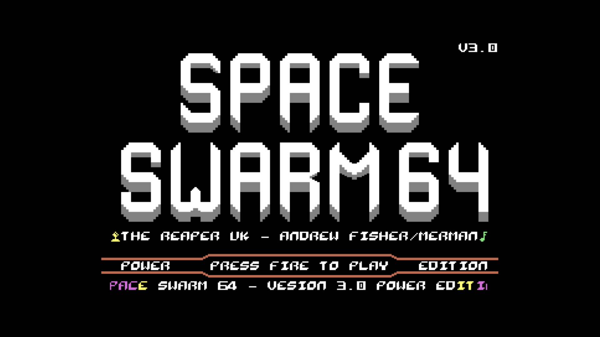 Space Swarm 64 Version 3.2 (C64)