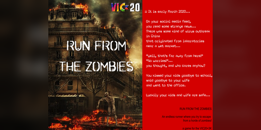 Cover image for RUN FROM THE ZOMBIES
