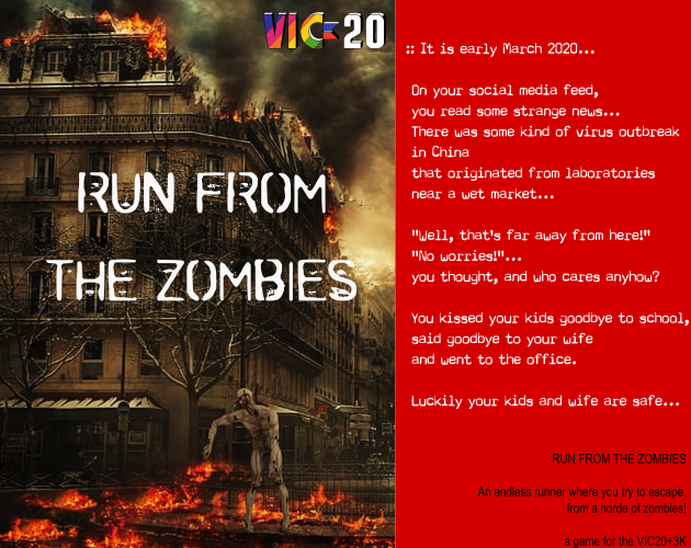 Cover image for RUN FROM THE ZOMBIES