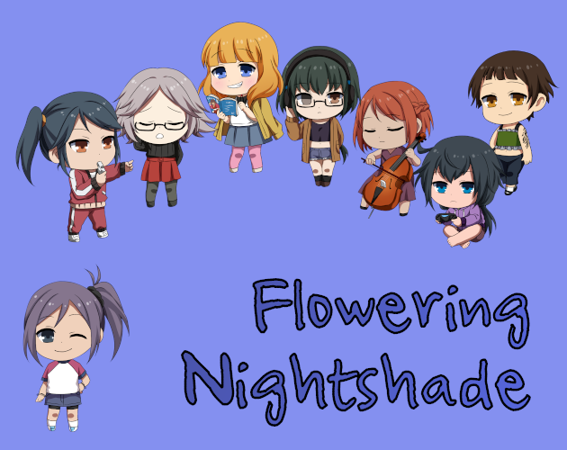 Flowering Nightshade by Jackkel Dragon for Yuri Game Jam 2020