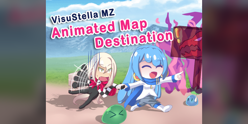 Cover image for Animated Map Destination plugin for RPG Maker MZ