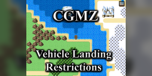 Cover image for [CGMZ] Vehicle Landing Restrictions for RPG Maker MZ