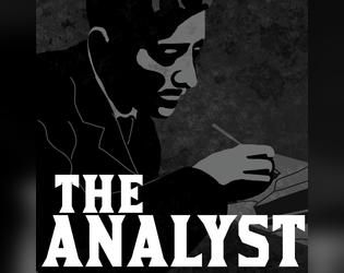 the Analyst   - a playbook for Blades in the Dark 