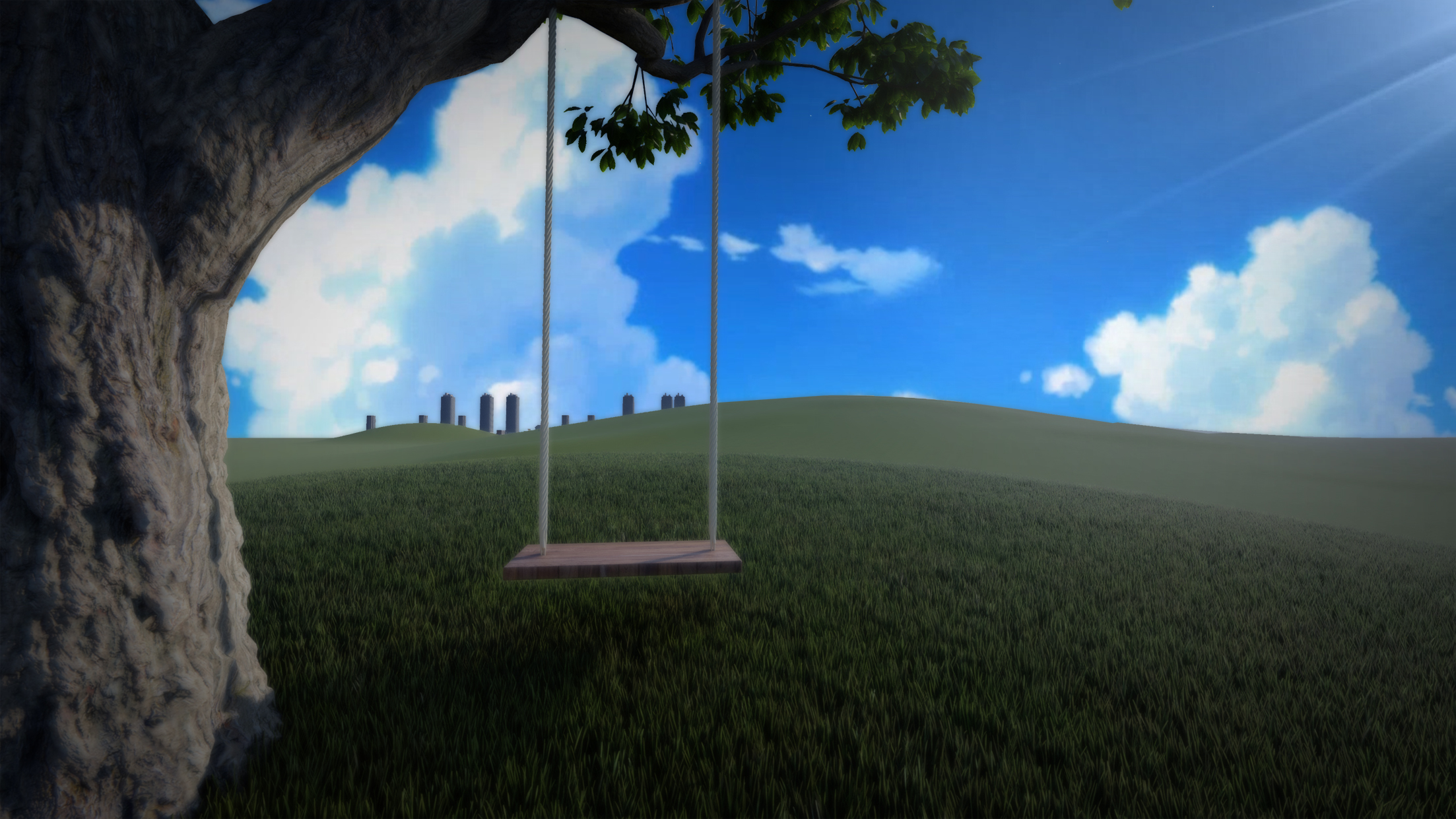 Free Tree Swing Background